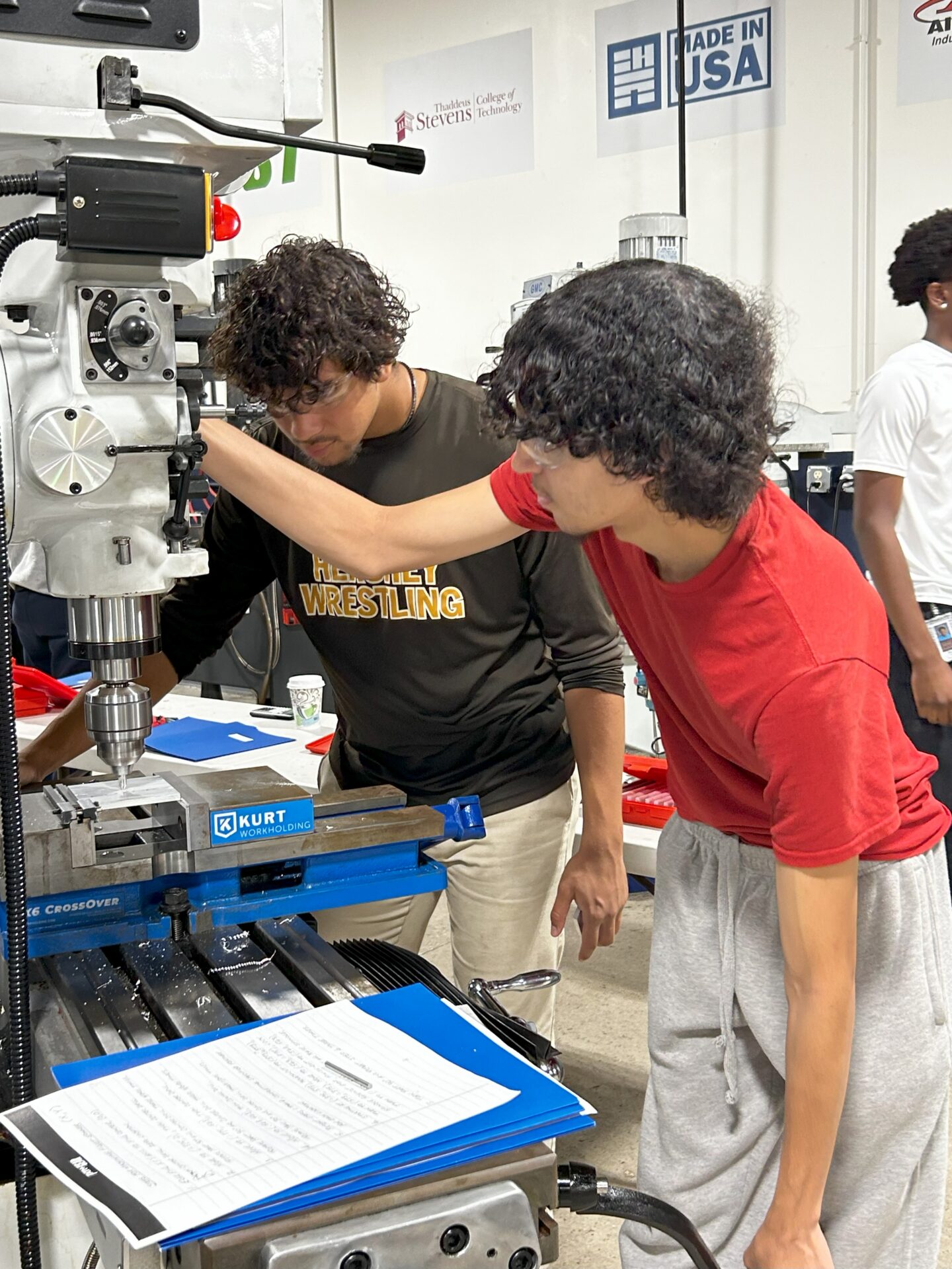 Pre-apprentice in Shop